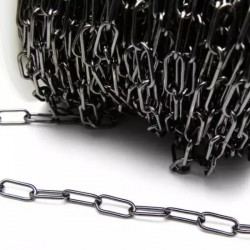 Lant negru 3mm, vrac, 58 metri, 12.5 kg MX1554